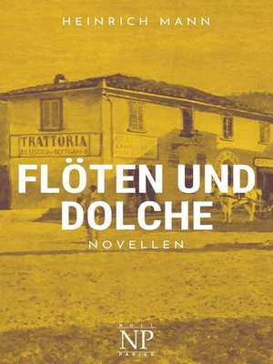 cover image of Flöten und Dolche